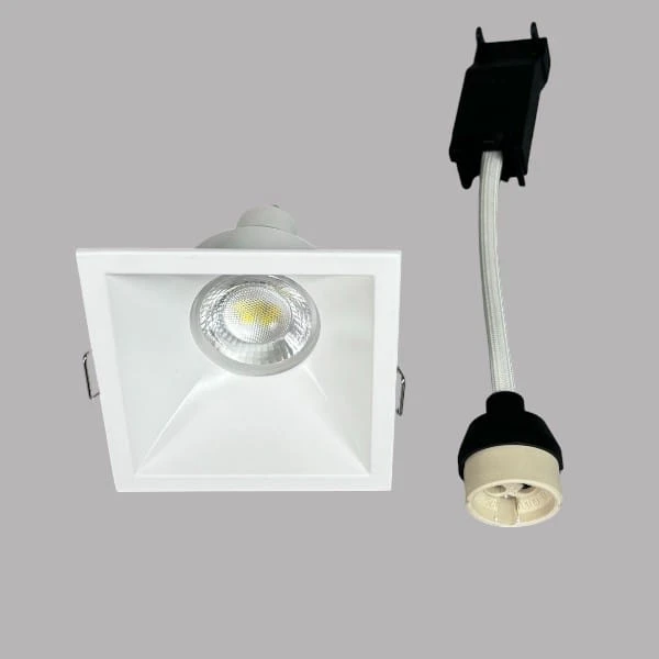 MR16 GU10 downlight fixture , Square LED GU10 Downlight , deep recessed GU10 Downlight Supplier | Sincerelux